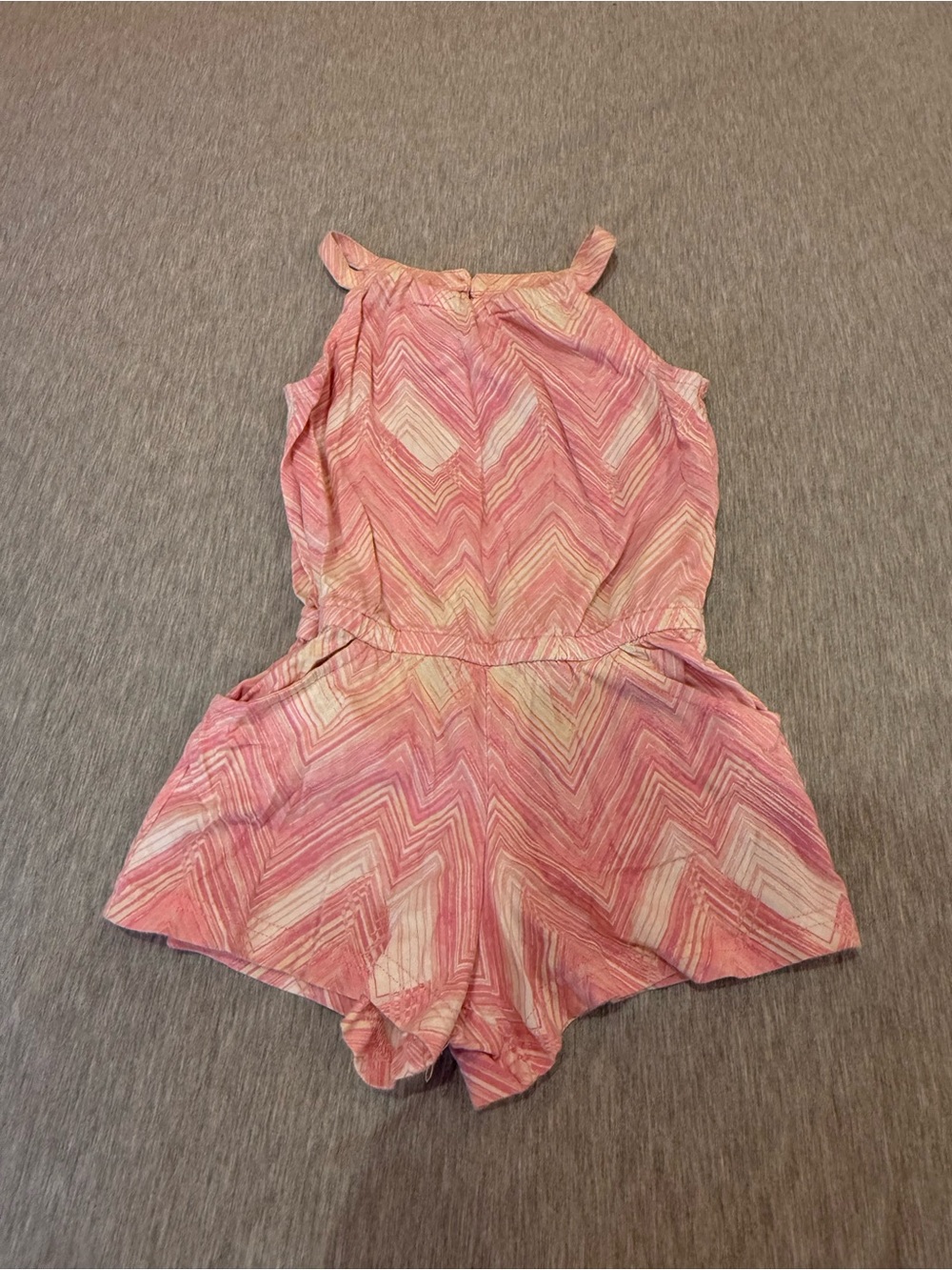 OshKosh B'gosh Pink Chevron Girls' Romper
